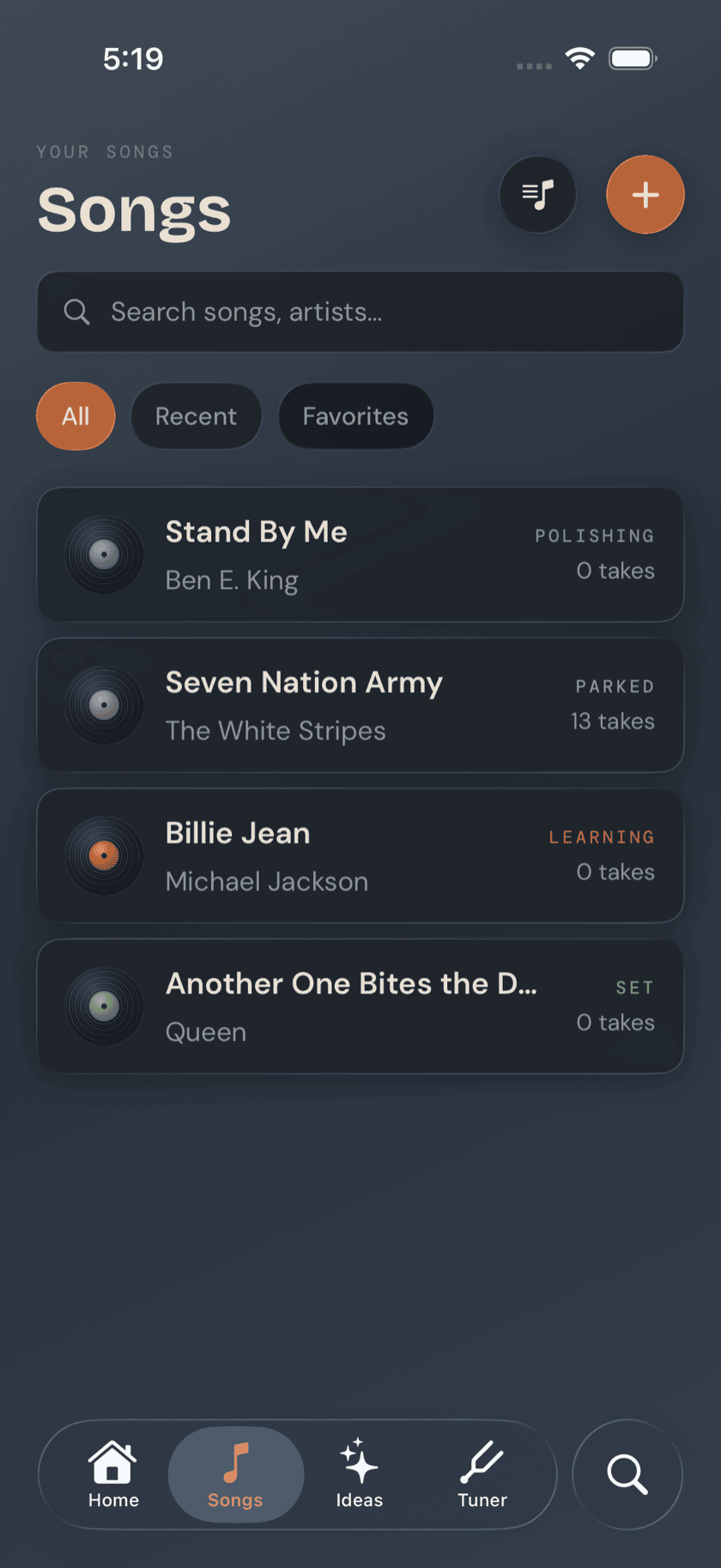 Lazy Lopez: Bass Songs library