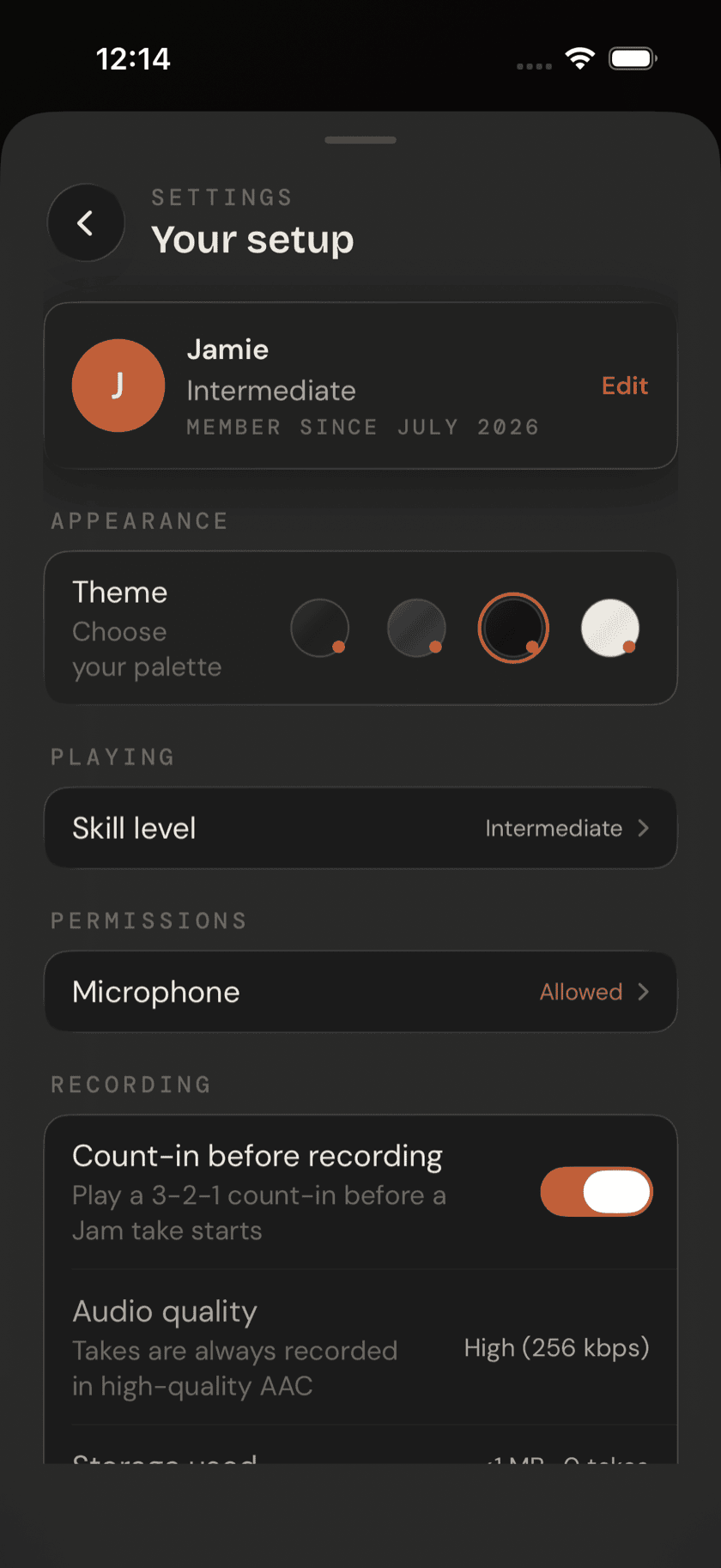 Lazy Lopez: Drums Settings, Permissions section